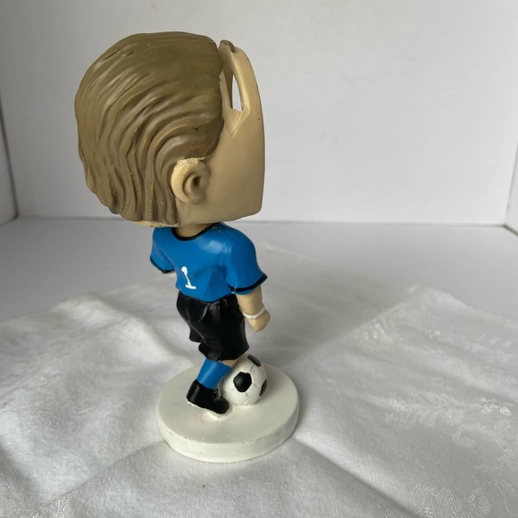 Soccer Photo Frame Sports Statue Cake Topper 6.5" Bobble Head - Picture 4 of 8